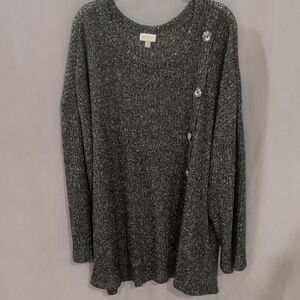 Avenue Black Knit Sweater 26/28